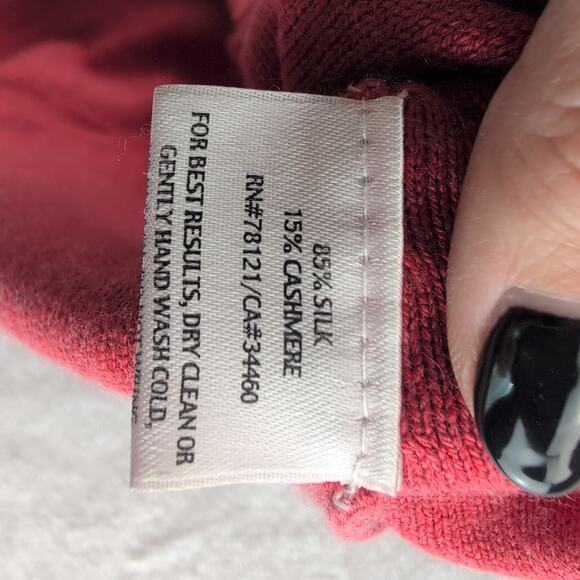 Eileen Fisher Silk Cashmere Stretch Tunic MinimalistLuxe Burnt Orange Women's M - Picture 3 of 7